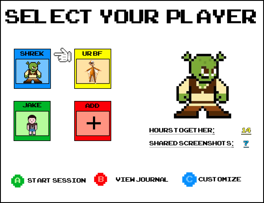 Mockup Showing User Flow and Proposed Theme and Aesthetic
