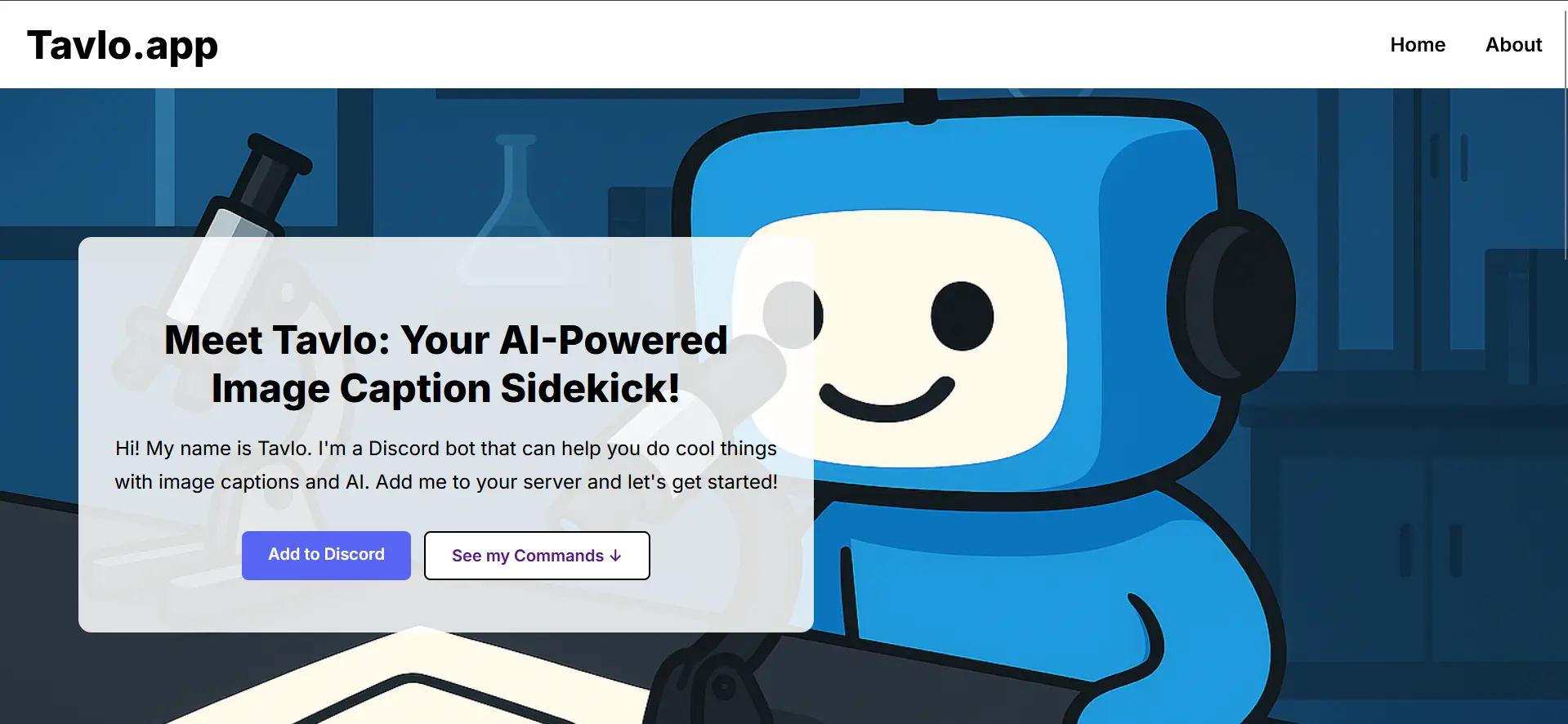 Website Download Page for Discord Bot